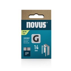 Novus Staples G11, 14 mm, 600 pcs | Galvanized