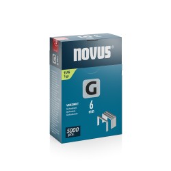 Novus klambrid G‑tüüp 11 – 6 mm, 5000 tk | Tugev kinnitus