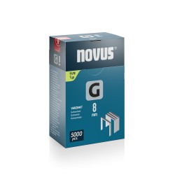 Novus klambrid G‑tüüp 11 – 8 mm, 5000 tk | Tugev kinnitus