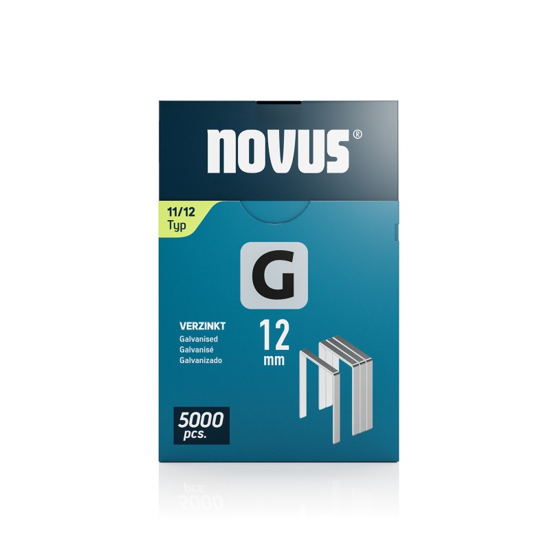 Novus skavas G11, 12 mm, 5000 gab | Cinkotas