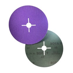 Deerfos BORA 9 (VS990) Ceramic Fiber Discs | Burn-Free, Self-Sharpening Sanding Discs