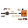SKYLĖS PJAUNAMOSIOS ĮRANGOS VAMZDIS STEEL-ALIUMINIO HSS H-45 D-108 RH