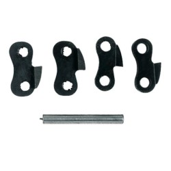 1 set of chain links and rivets, chain width 28 mm