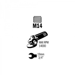 Lygus pagrindas daugiafunkciniam DIA D-115 S-M14 stipriam naudojimui