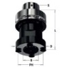 Pjūklo disko ašis W- HSK-63F kotas H-78 B-30x2.2mm D-59