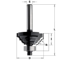 PLUNGE OGEE BIT W-BRNG HW Z2 S-8 D-42.9x18x60 R-6.3 RH