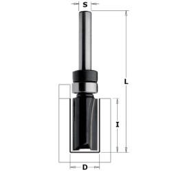 STRAIGHT BIT HW Z2 W-BRNG. S-8 D-22x25.4x70 RH