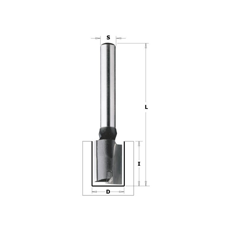 Taisns bits ar centrālo galu Z2+1 HW S-8 D-16x40x90 RH