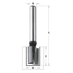 Tiesus grąžtas W- centriniu galu Z2+1 HW S-8 D-10x20x51 RX