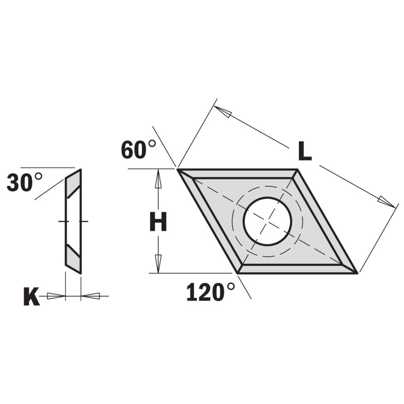 STANDARD REVERSIBLE KNIVES 2 CUTTING EDGES 30