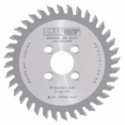 GROOVING PJAUNAMOJI 150X3-2.2X30 Z-36 PLOKŠTA