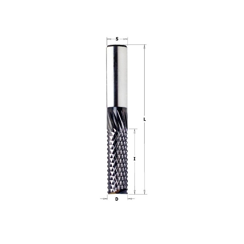 Kietmetalinė karbido freza kompozitams D-6x19x50 dešiniojo sukimo freza