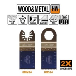 35mm EXTRA-LONG LIFE PLUNGE AND FLUSH-CUT FOR WOOD AND METAL