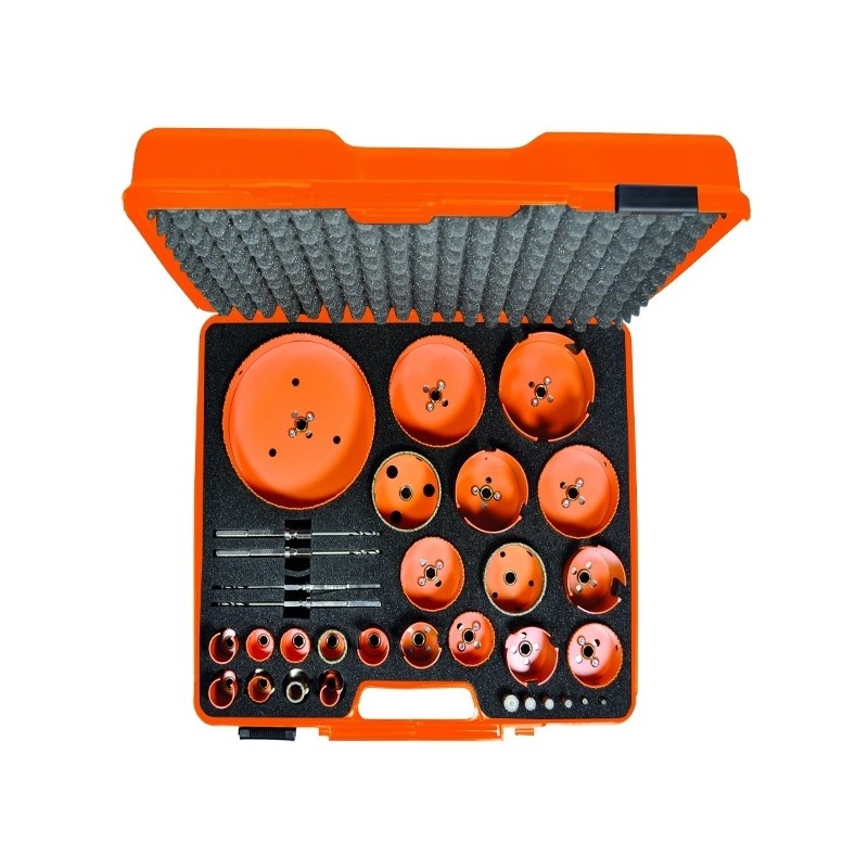 SMALL PLASTIC BOX EMPTY SUITABLE FOR HOLE SAWS 25-42 PCS