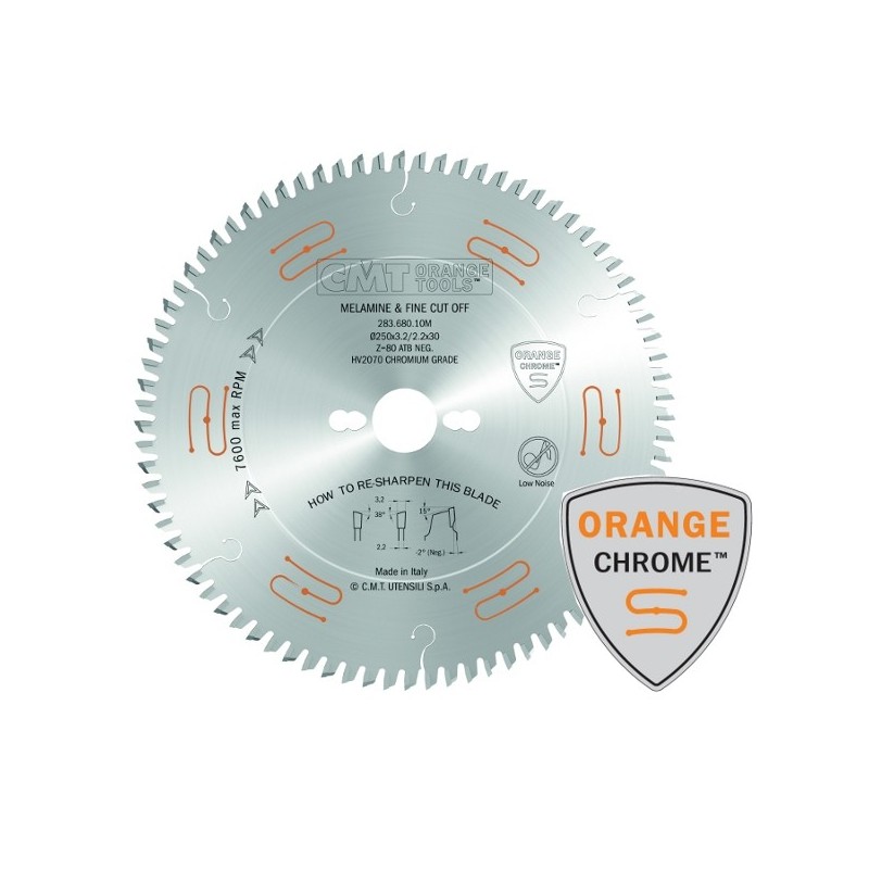 CHROME PJAUNAMOJI DISKAS HW 250x3,2-2,2x30 Z80 38 ATB -2NEG