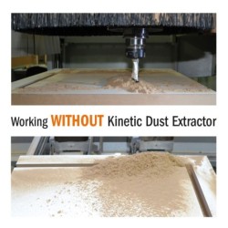 KINETIC DUST EXTRACTOR D-80 RH FOR CHUCK CLAMPS ER25