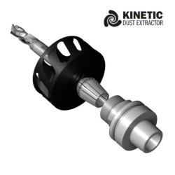 KINETINIS DULKIŲ IŠTRAUKIKLIS D-80 RH CHUCK CLAMPS ER20