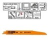 5 SABRE PJAUSTYKLĖS MEDIENAI-METALAMS BIM 225x3,2-5x5-8TPI