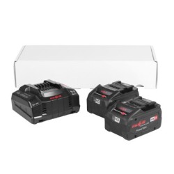 MAFELL Power-Set 3: 2 × 18 M 144 LiHD akumuliatoriai + APS M+