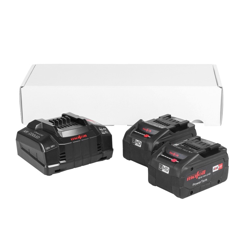 MAFELL Power-Set 3: 2 × 18 M 144 LiHD akumuliatoriai + APS M+