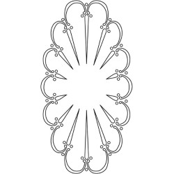 CARVER ŠABLONAS ISPANŲ VENTILIATORIUS