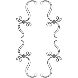 CARVER TEMPLATE FLEUR-DE-LYS