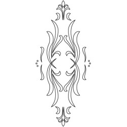 CARVER TEMPLATE FLEUR-DE-LYS