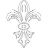 CARVER TEMPLATE FLEUR-DE-LYS