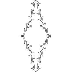 CARVER TEMPLATE FLEUR-DE-LYS