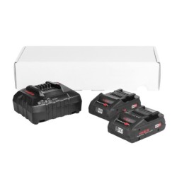 MAFELL Power-Set 1 – 2 × 18 M 72 LiHD akumuliatoriai + APS M maitinimo stotelė