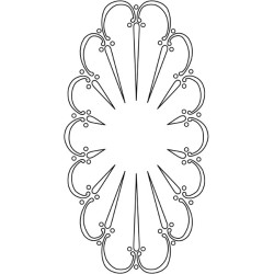 CARVER TEMPLATE FLEUR-DE-LYS