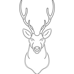 CARVER TEMPLATE DEER