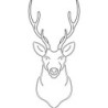 CARVER TEMPLATE DEER