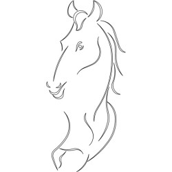 CARVER TEMPLATE HORSE