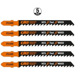 5 JIG SAW BLADES HCS 100x4x6TPI WOOD-STRAIGHT-COARSE