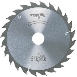 TCT pjūklas, 190 x 1,8/2,5 x 30 mm, 24 dantys, AT