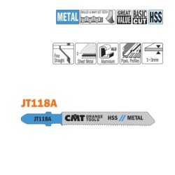 5 JIG SAW BLADES HSS 76x1.2x21TPI METAL-STRAIGHT-FINE