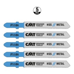 5 JIG SAW BLADES HSS 76x1.2x21TPI METAL-STRAIGHT-FINE