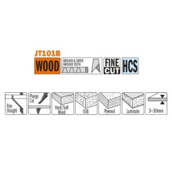 25 JIG SAW ALAI HCS 100x2.5X10TPI MEDIENAI-TIESIAI-FINIŠAI