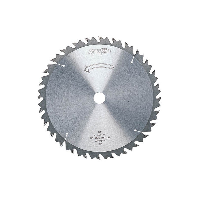 TCT pjovimo diskas, 315 x 2,2/3,2 x 30 mm, 28 dantų, AT
