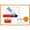 DIGITAL ANGLE FINDER 0-360 265X50X25mm