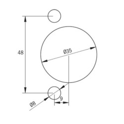 BORING HEAD FOR HINGES 48-9 MEPLA