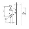 BORING HEAD FOR HINGES 48-9 MEPLA