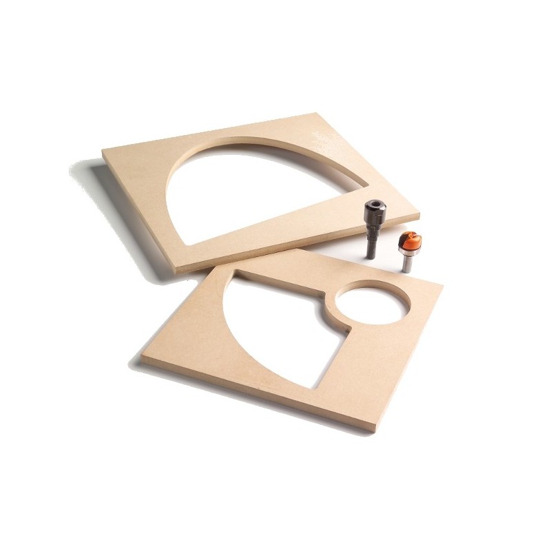 103-MDF ШАБЛОН ДЛЯ СИСТЕМЫ ЧАШИ И ПОДНОСА 15-1-2 x 15-1-2