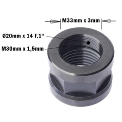 CAP NUT FOR POINT-POINT MACHINES 20X14FX1 RH