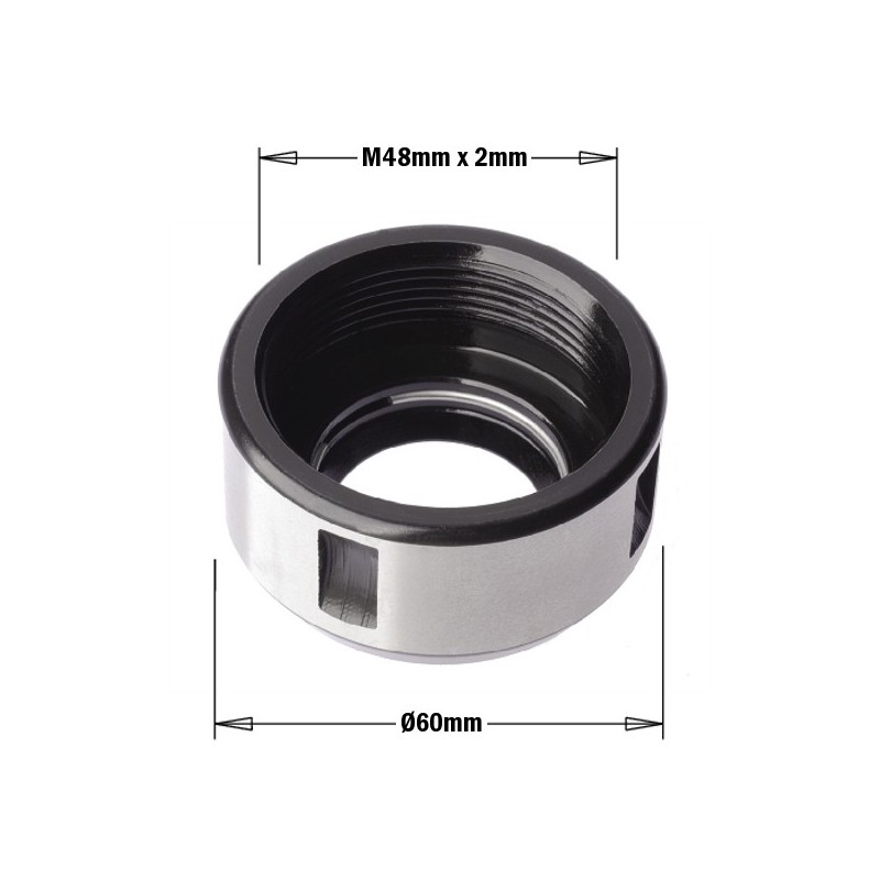 CLAMPING NUT FOR DIN6388 COLLET RH