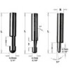 SOLID CARBIDE TRIMMER BIT S-6.35 D-4.76 DEG.7