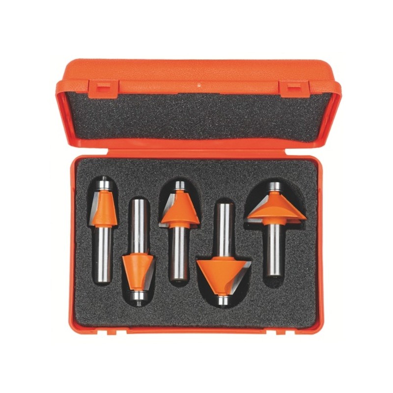 CHAMFER BIT SET 5-PIECE HW S-12,7