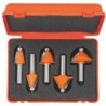 CHAMFER BIT SET 5-PIECE HW S-12,7