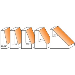 CHAMFER BIT SET 5-PIECE HW S-12,7